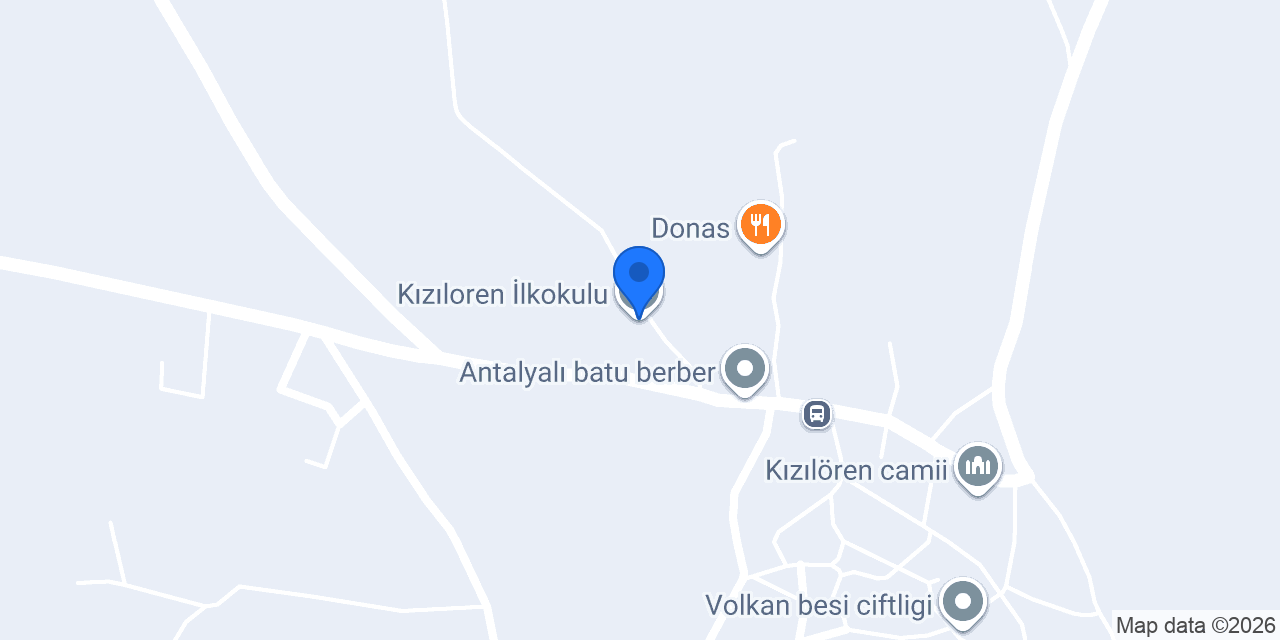Kızıloren İlkokulu konumu
