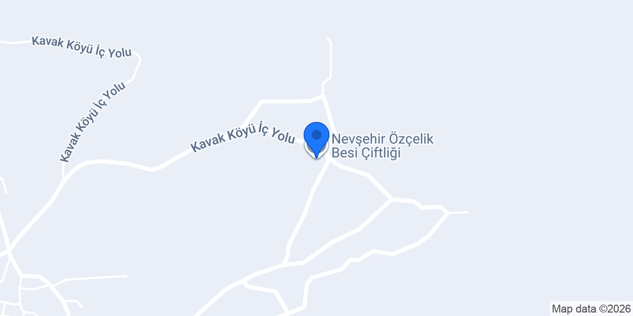 Nevşehir Özçelik Besi Çiftliği konumu