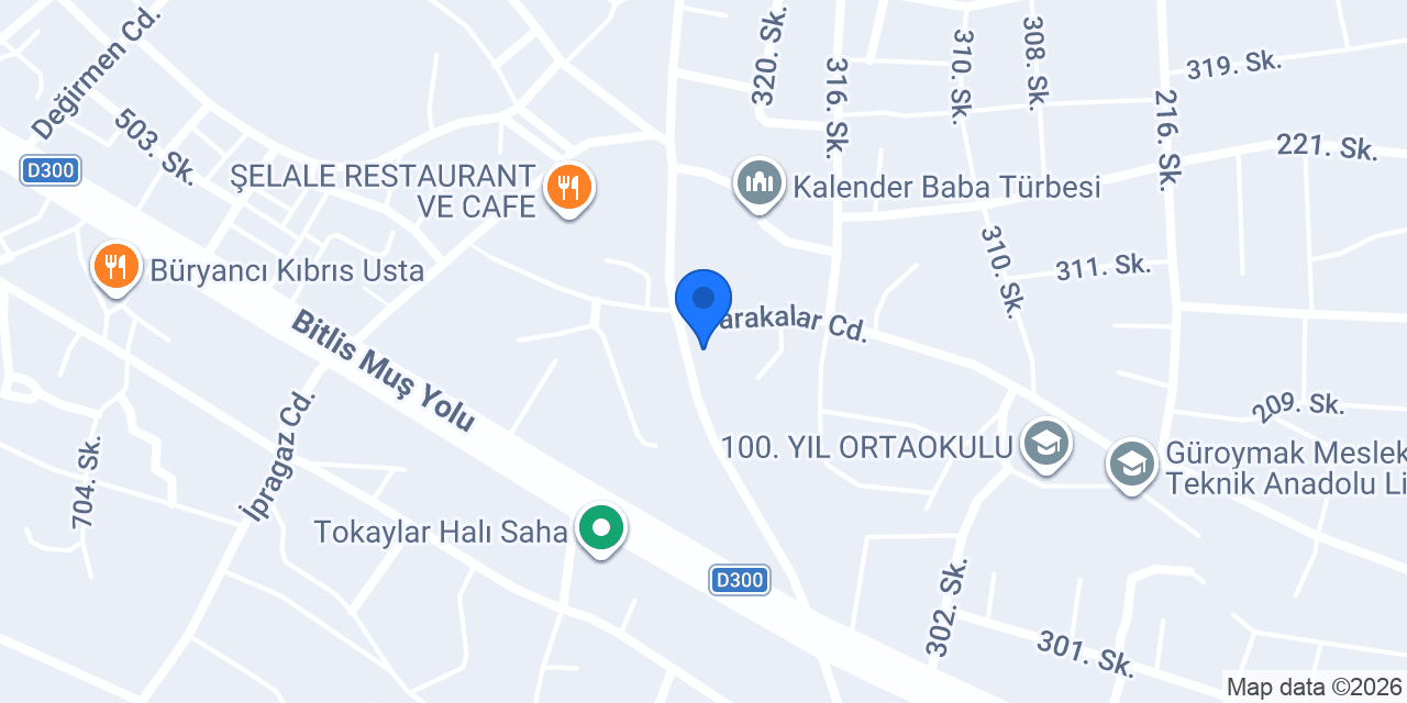 Kuba Anadolu Motor konumu