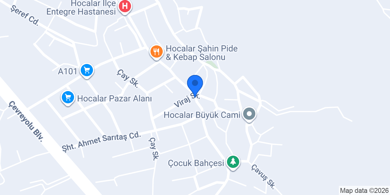 Hocalar Noterliği konumu