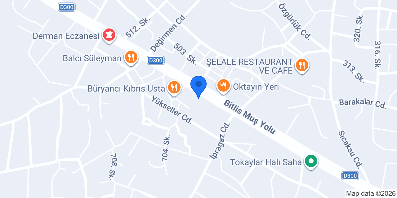 Otel Yavuz konumu