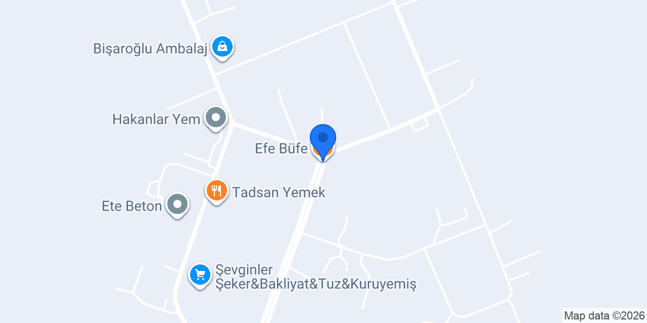 Efe Büfe konumu