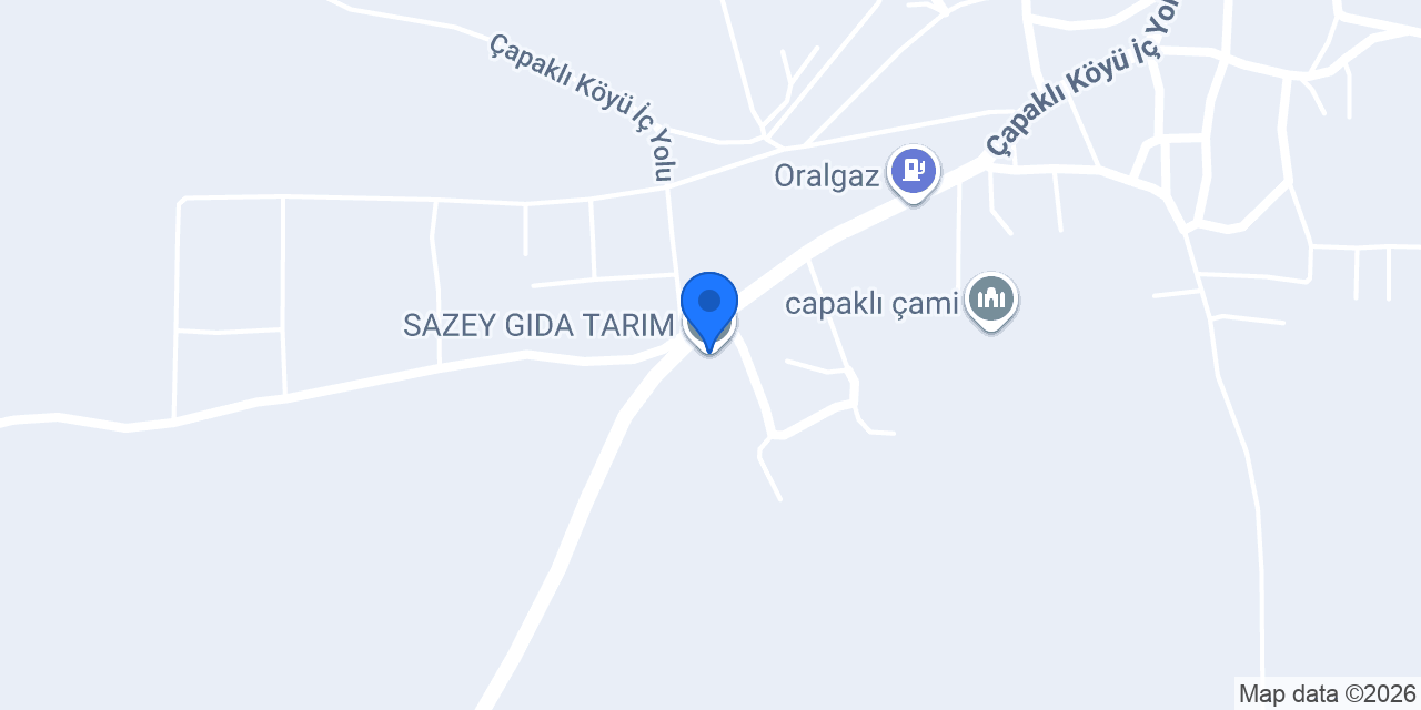 SAZEY GIDA TARIM konumu