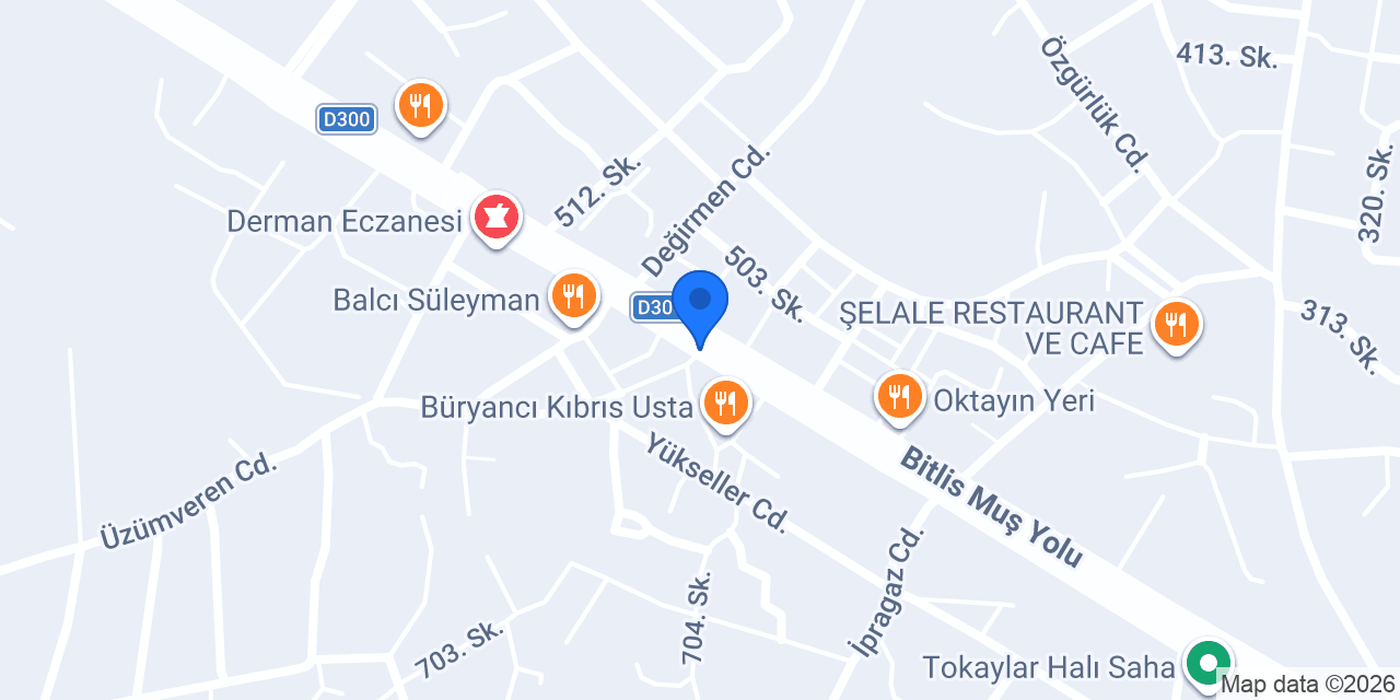 Güroymak Özgül Taksi konumu