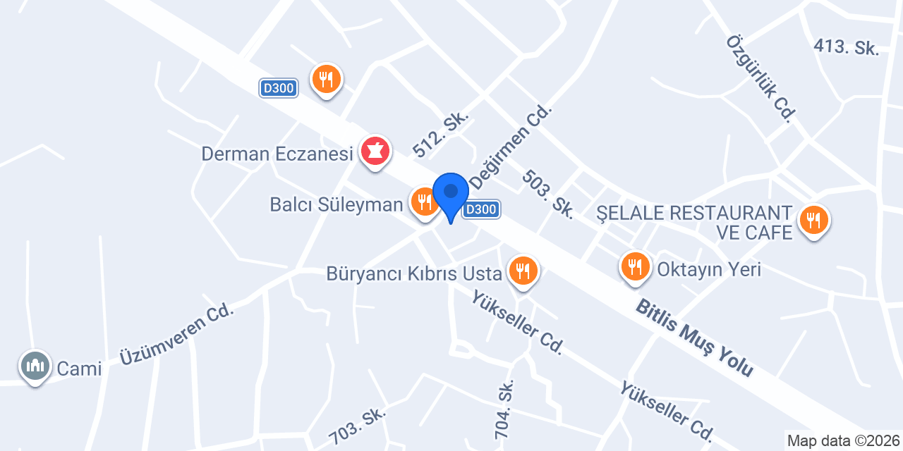 GÜROYMAK MERKEZ TAKSİ konumu