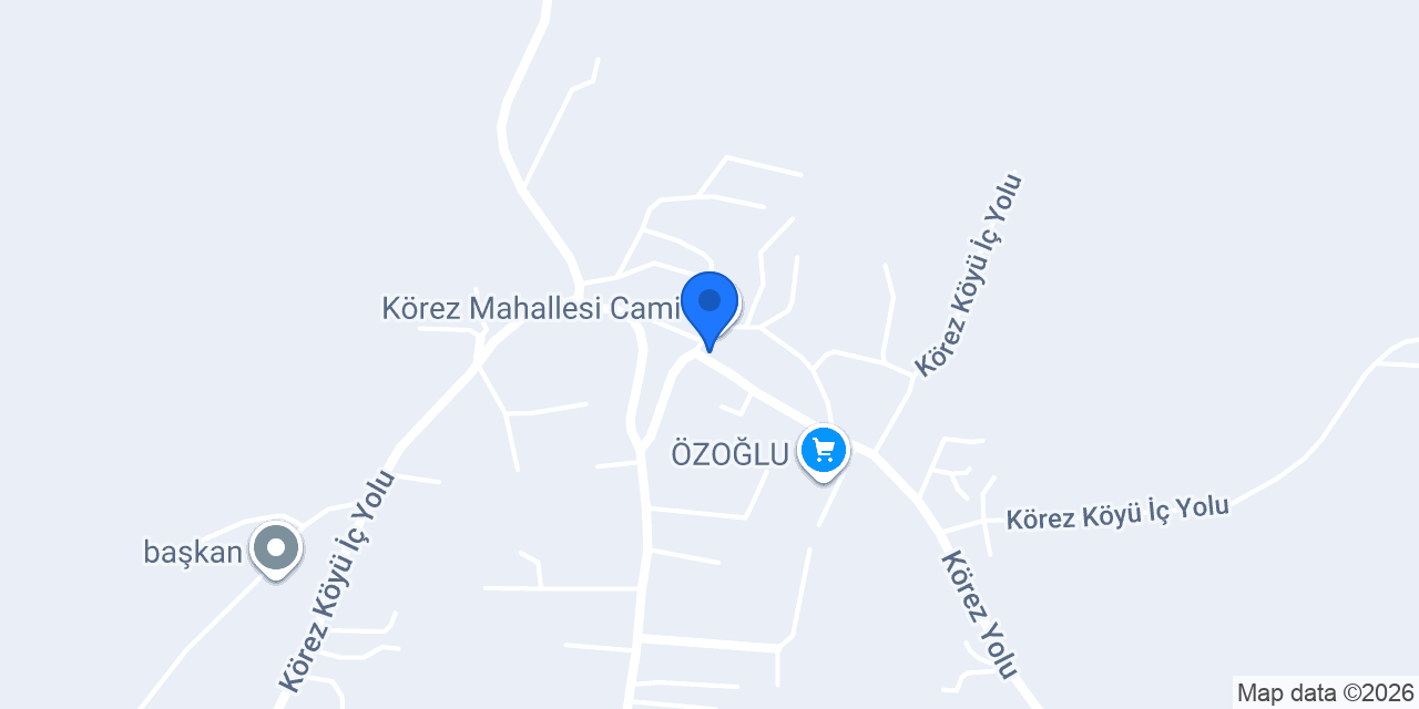 Körez Köyü Muhtarlığı konumu
