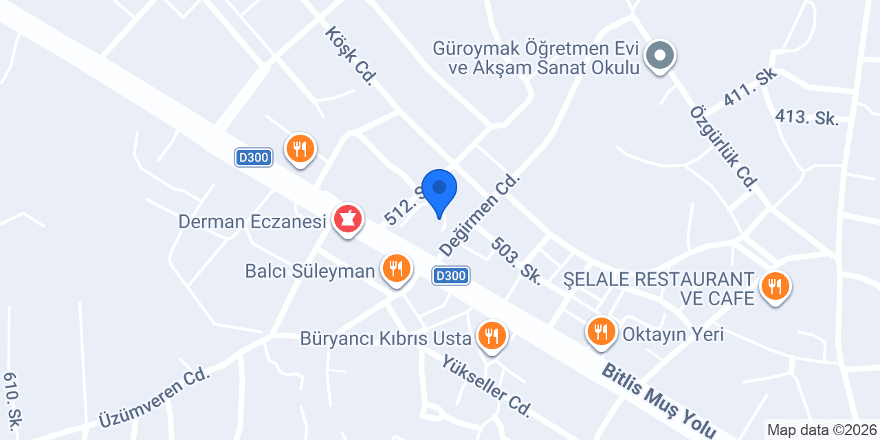 Akın Kitap Kırtasiye 2 konumu