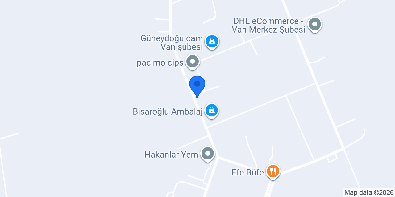 Van Güven Group Un ve Yem Sanayi konumu