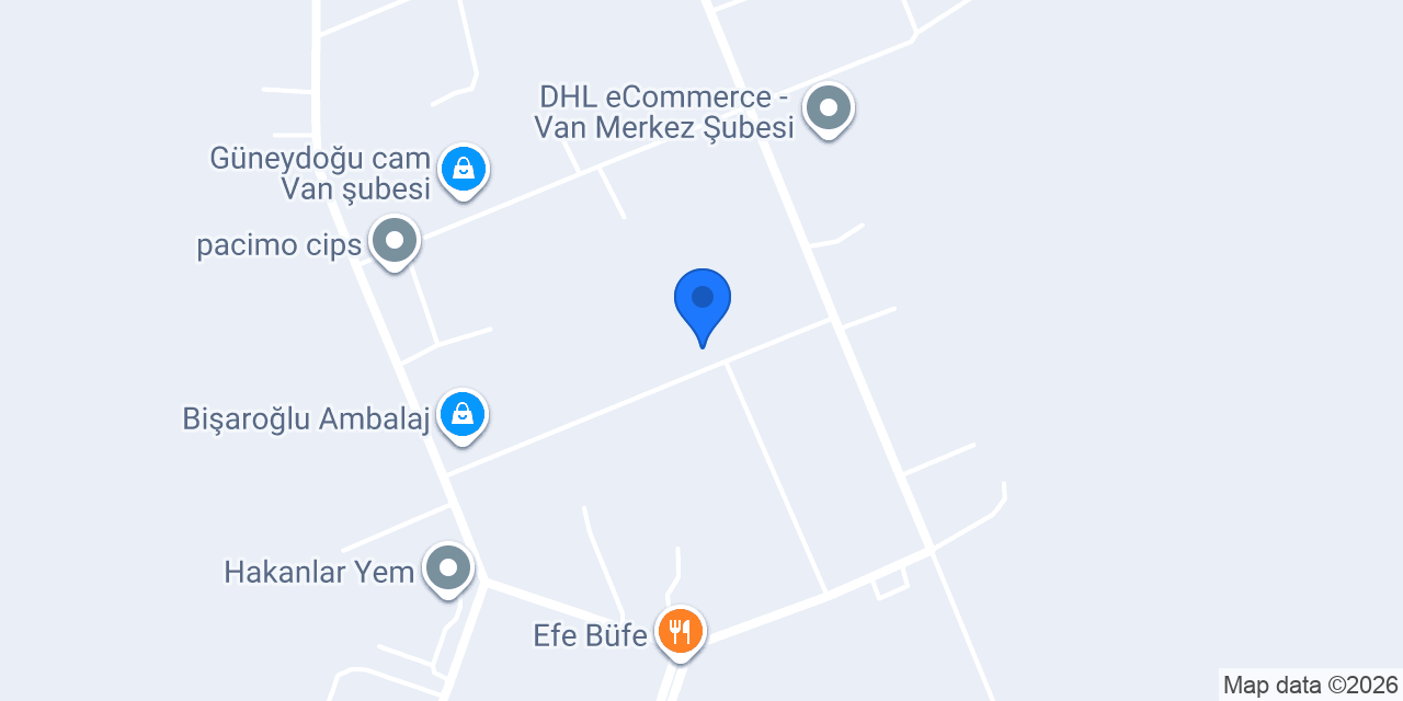 Erciş küp şeker konumu