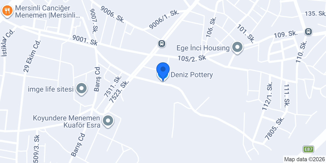 Deniz Pottery konumu