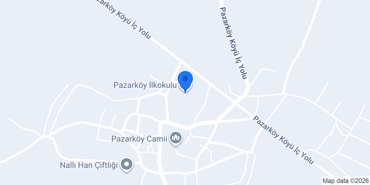 Pazarköy İlkokulu konumu
