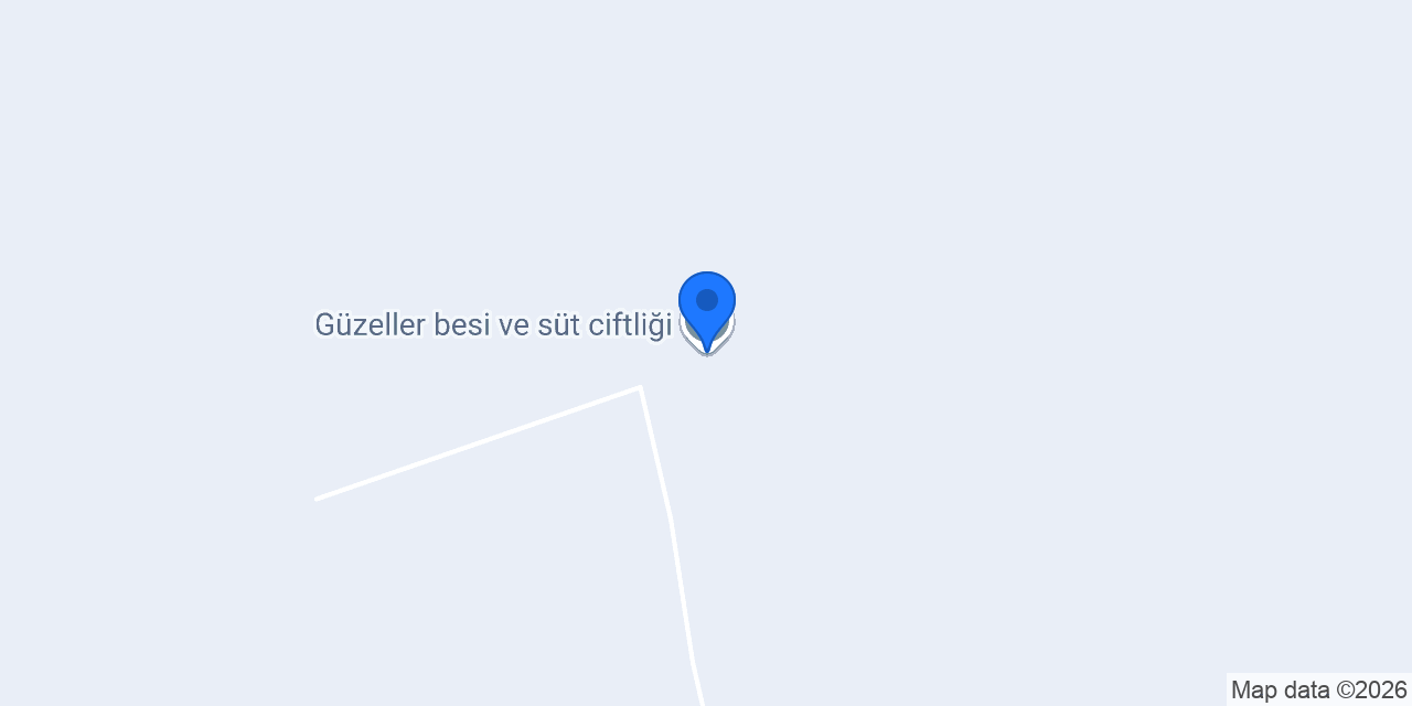 Güzeller besi ve süt ciftliği konumu