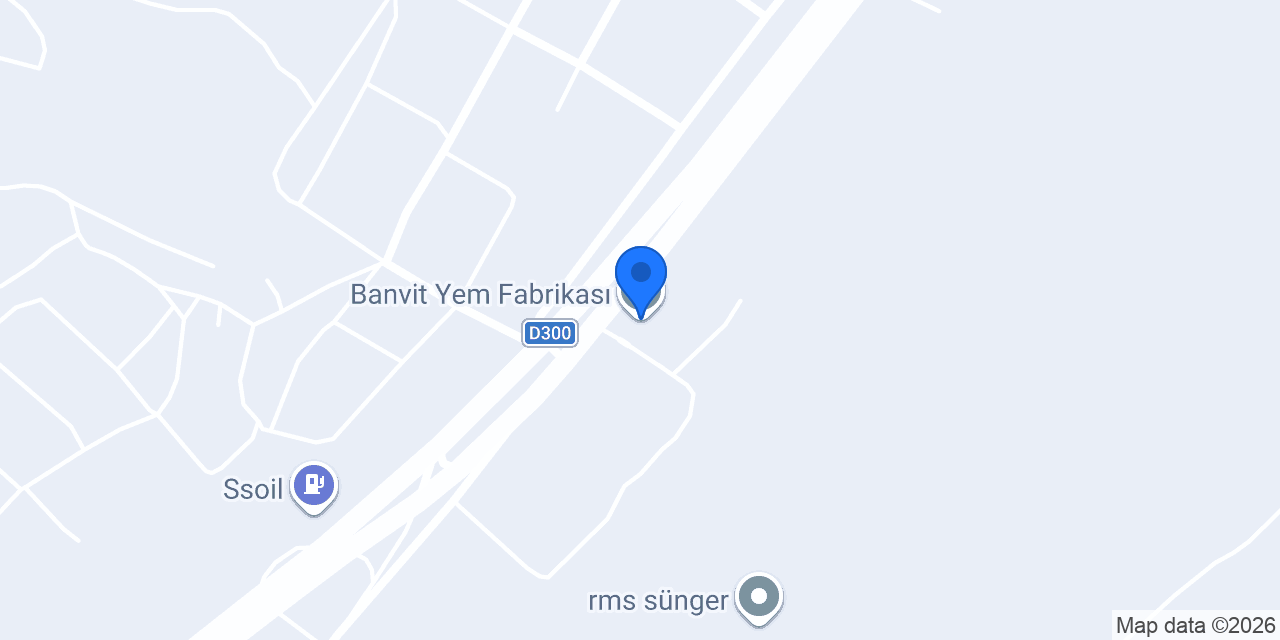 Banvit Yem Fabrikası konumu
