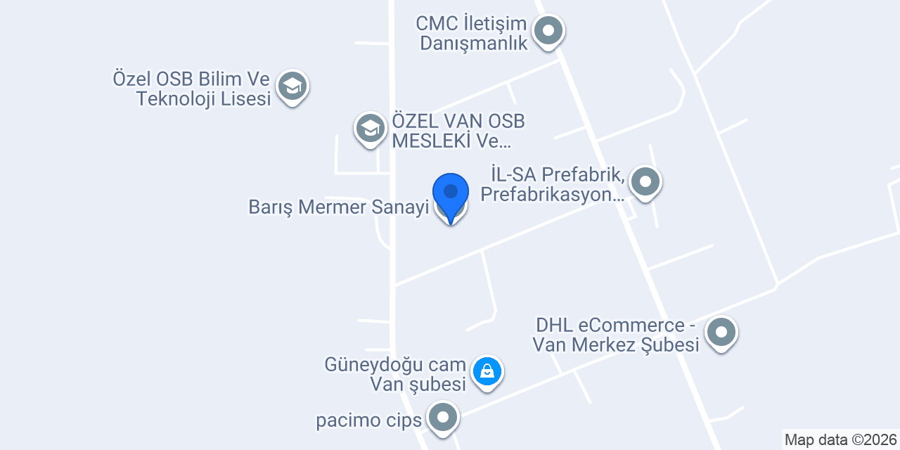 Barış Mermer Sanayi konumu