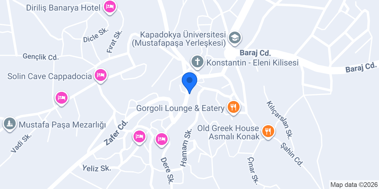CAFE POİNT MUSTAFAPAŞA,Mustafapaşa Restaurant, Mustafapaşa cafe&Bar,Mustafapaşa Bistro,Kapadokya Mustafapaşa müzik eğlence, konumu