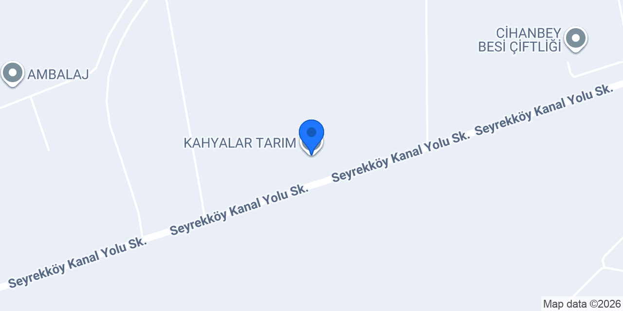 KAHYALAR TARIM konumu