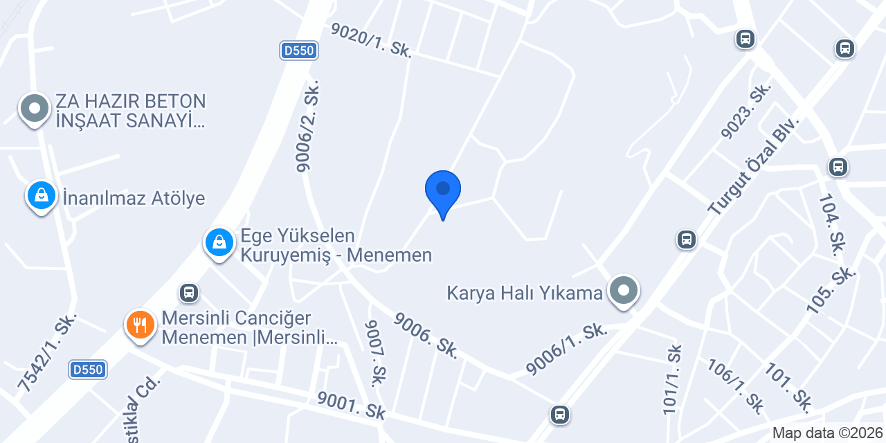 Korkmaz Mermer konumu