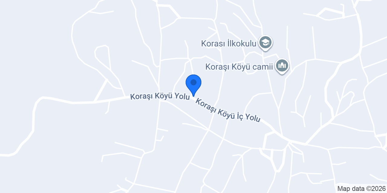Koraşı Köyü Muhtarlığı konumu