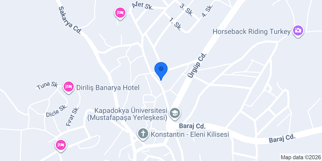Gül Konakları - Sinasos konumu