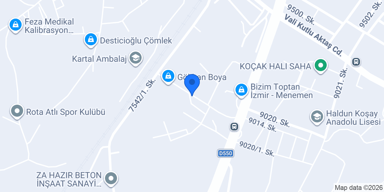 GRANİTAŞ MENEMEN konumu