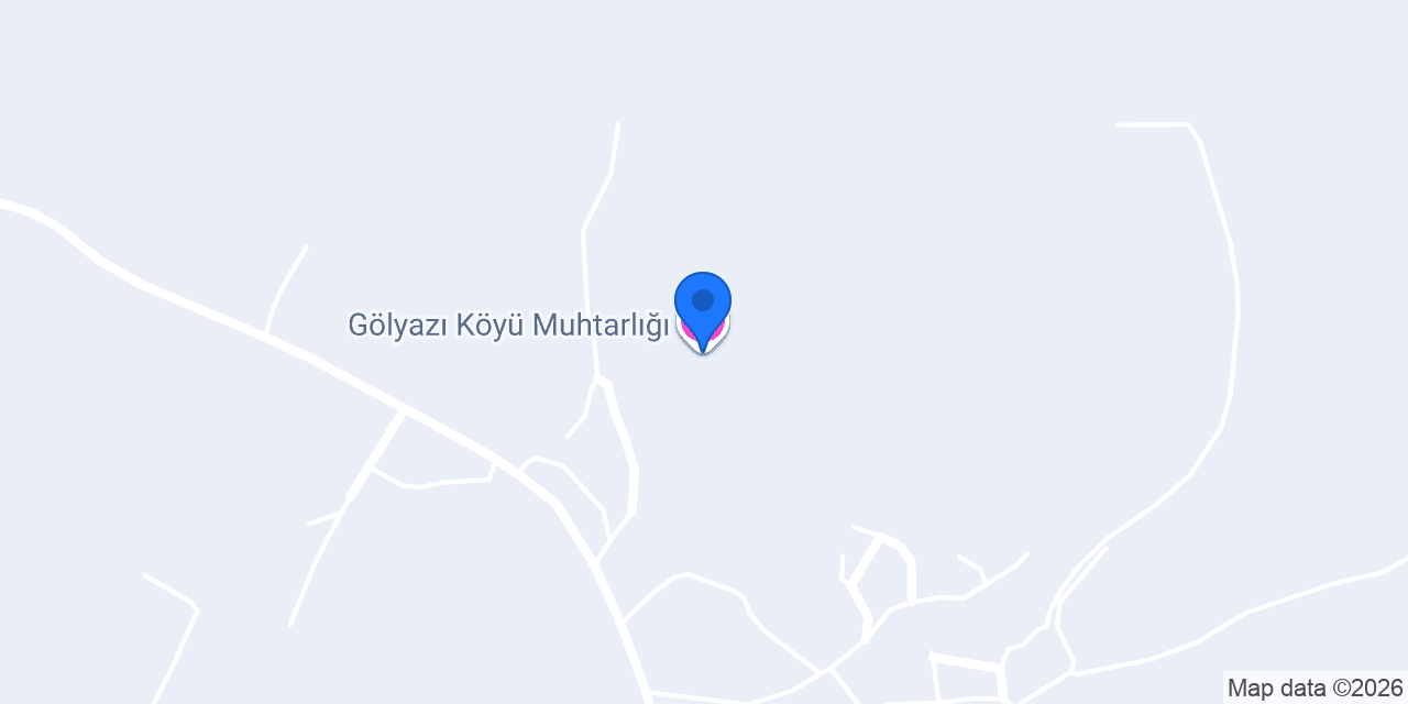 Gölyazı Köyü Muhtarlığı konumu