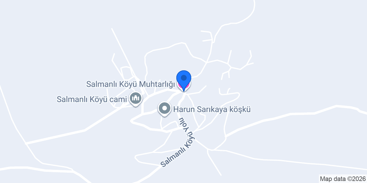 Salmanlı Köyü Muhtarlığı konumu