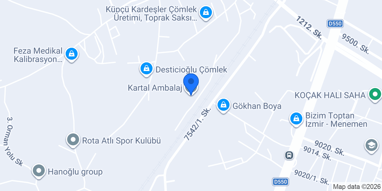 Kartal Ambalaj konumu