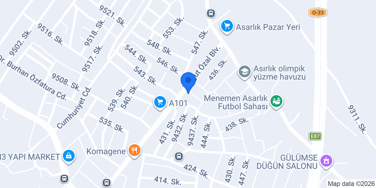 Merkez Çiçekçilik konumu
