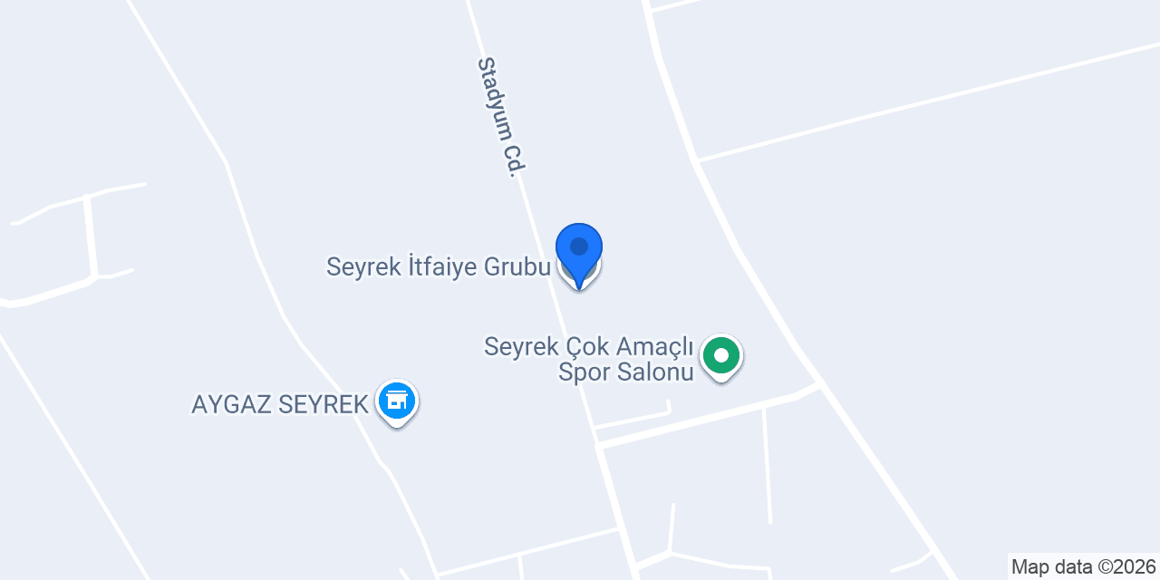Seyrek İtfaiye Grubu konumu