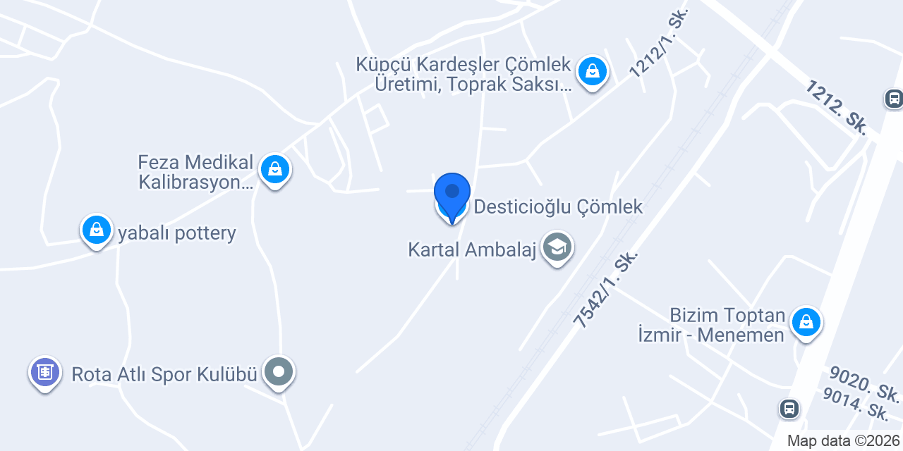 Desticioğlu Çömlek konumu
