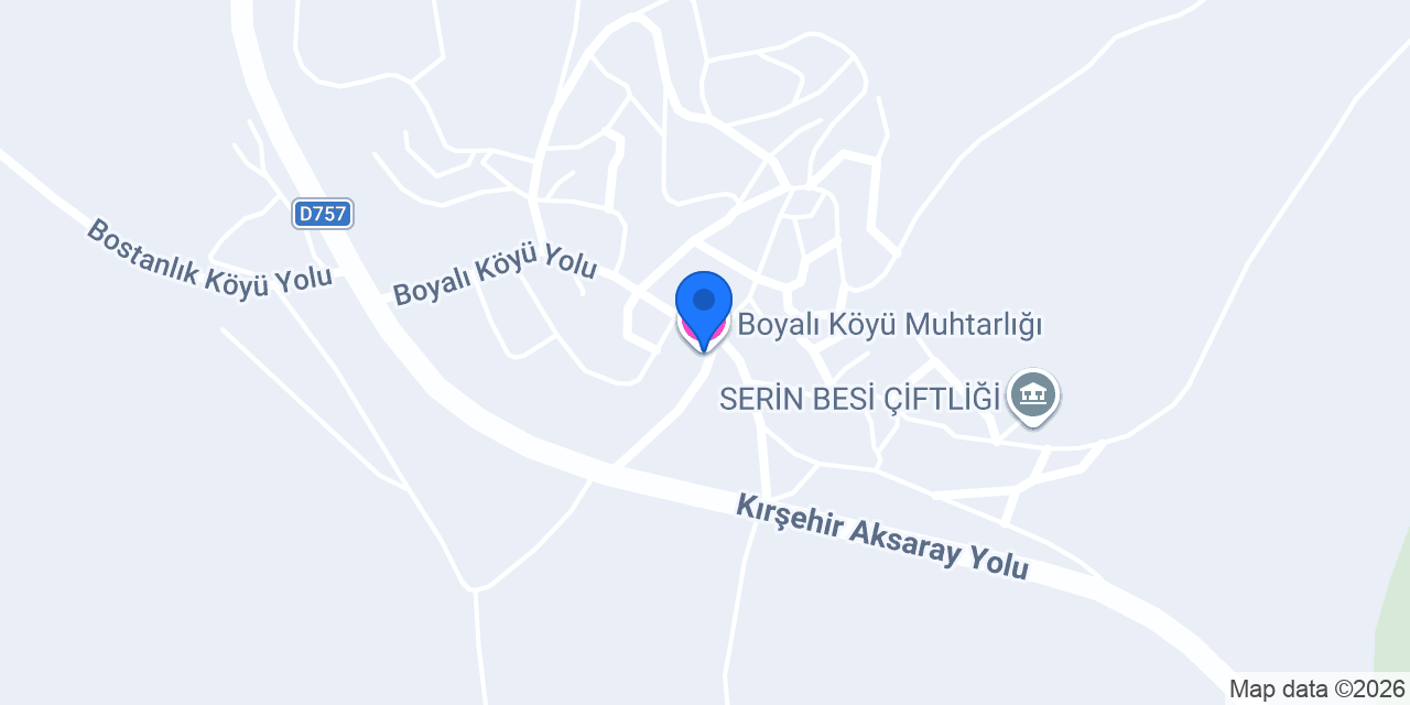 Boyalı Köyü Muhtarlığı konumu