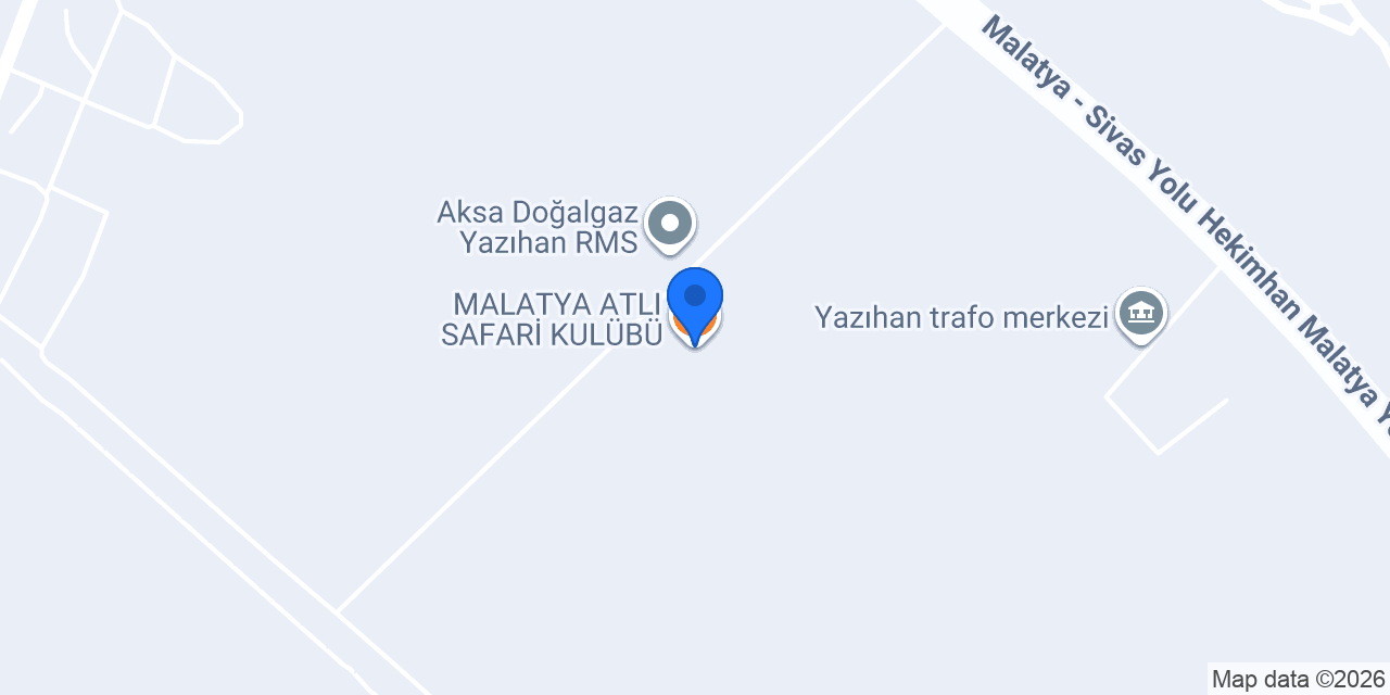MALATYA ATLI SAFARİ KULÜBÜ konumu