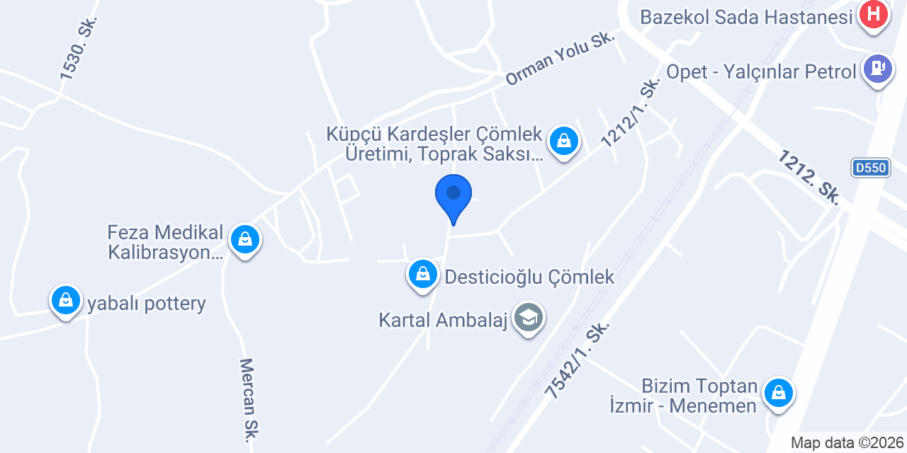 Sin Seramik konumu