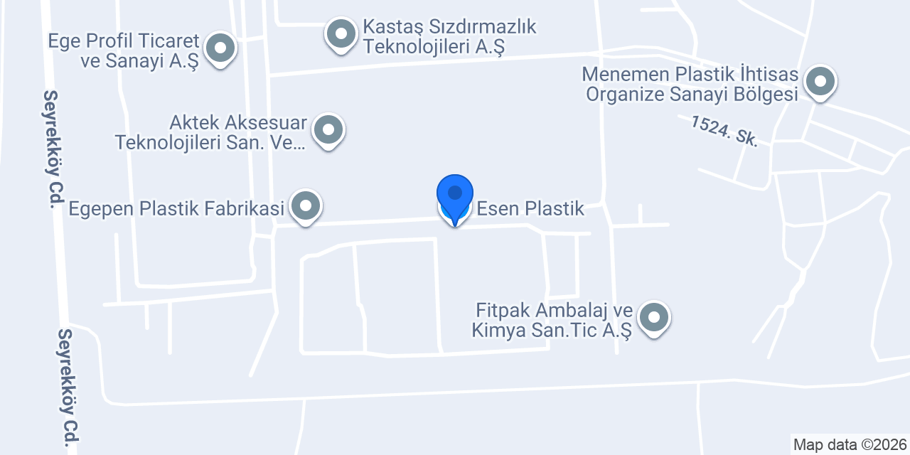 Esen Plastik konumu
