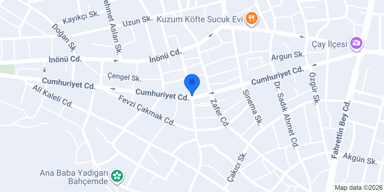 AYYILDIZLAR AVM konumu
