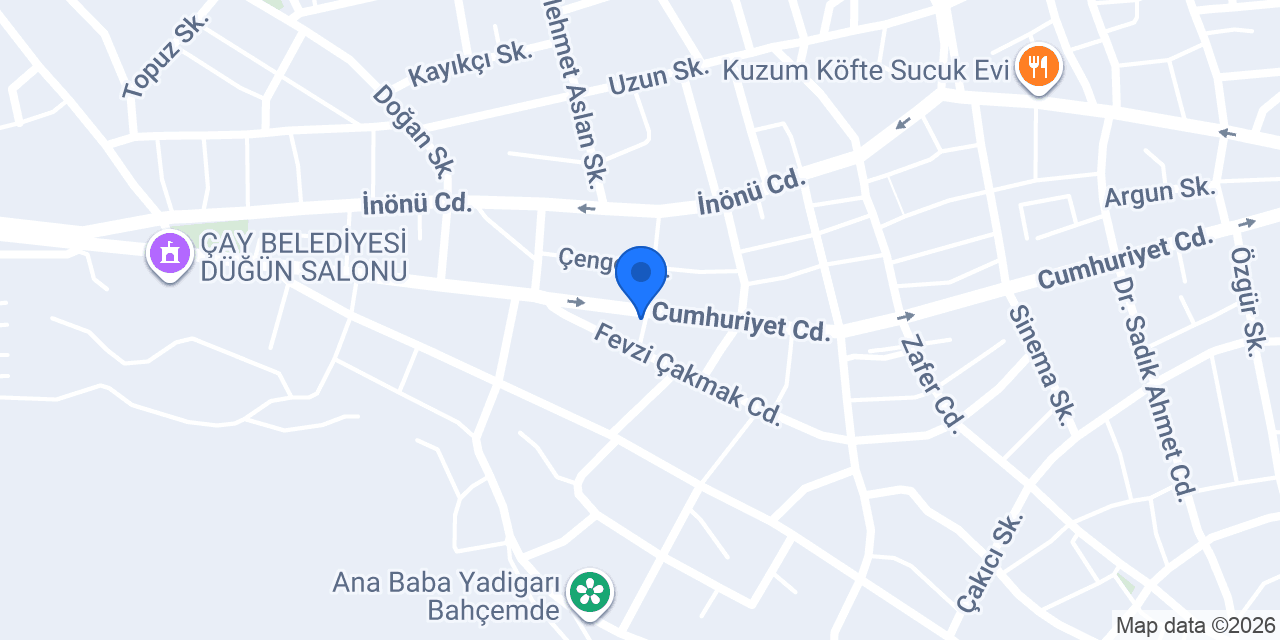 TAŞKIN ÇAY EVİ konumu