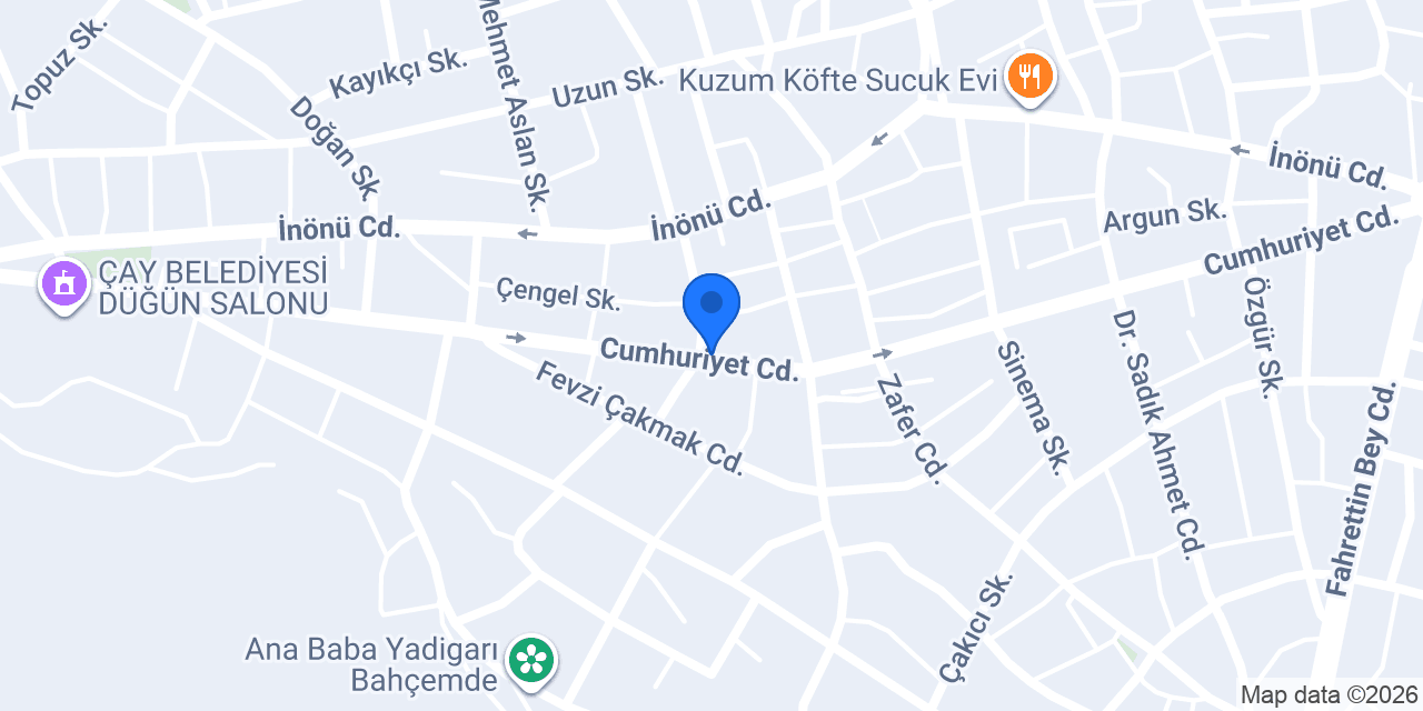 Sağlam Diş Kliniği konumu