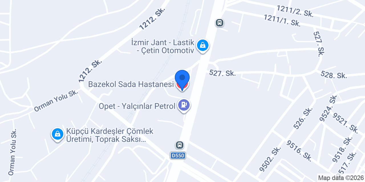 Uzm. Dr. Suna Yoldaş konumu