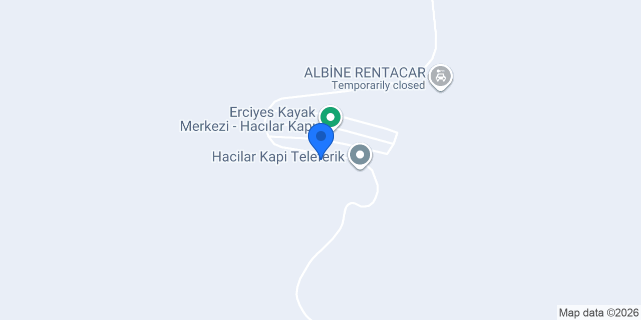 Erciyes Hacılar Kapı Gondol Karavan Kampı konumu