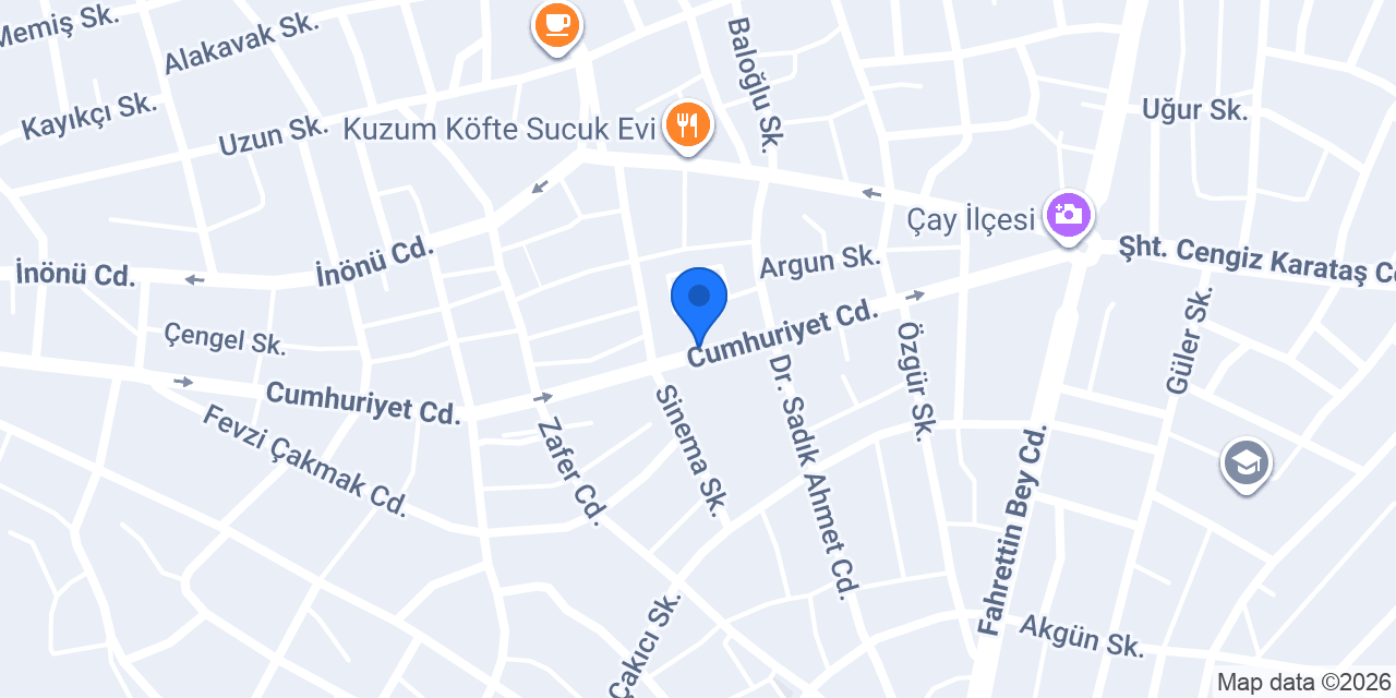 ÖZ ANTEP BAKLAVALARI AFYON konumu