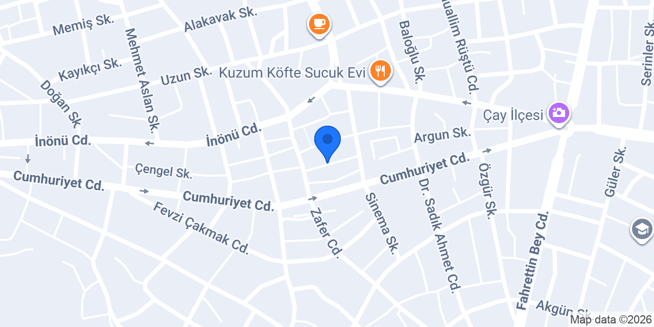 Yörükoğlu Gözleme konumu