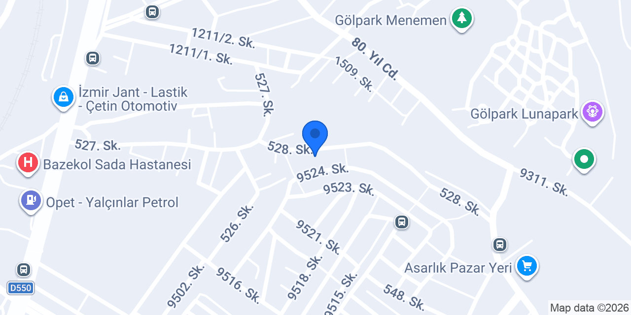 Menemen ECA Servisi konumu