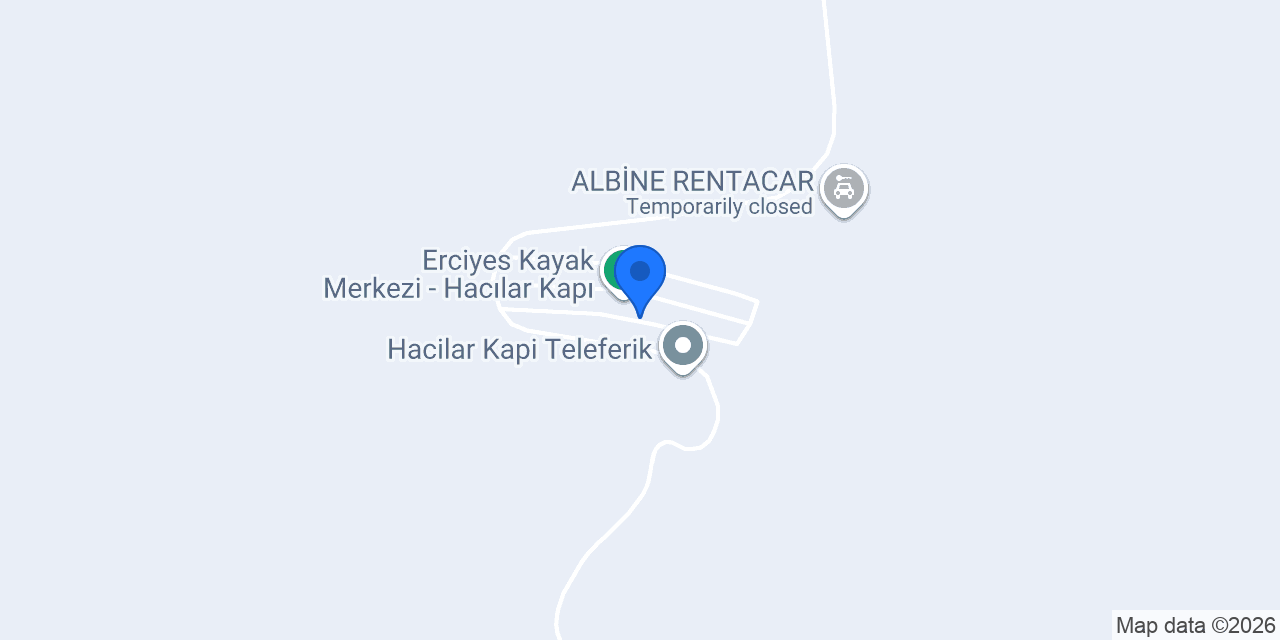 Kaf Otel Erciyes konumu