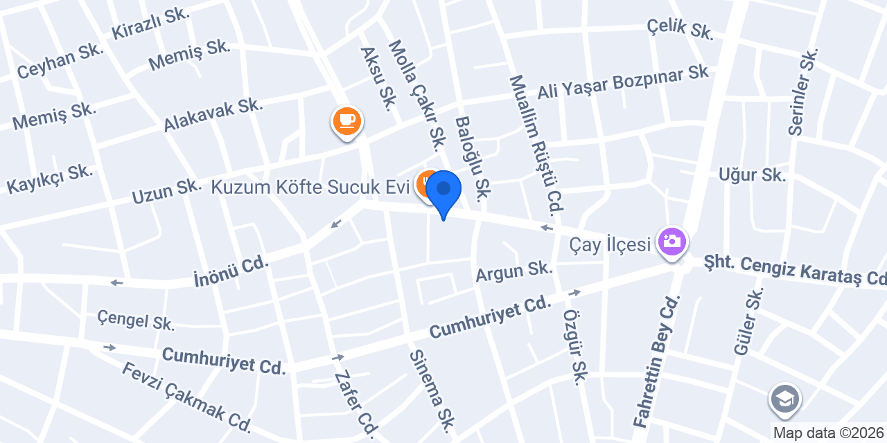 ÖCAL VETERİNER KLİNİĞİ konumu