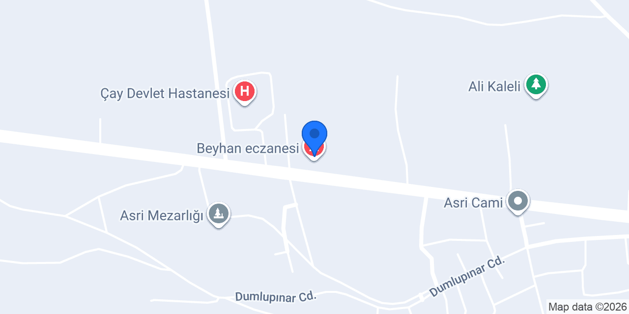 Beyhan eczanesi konumu