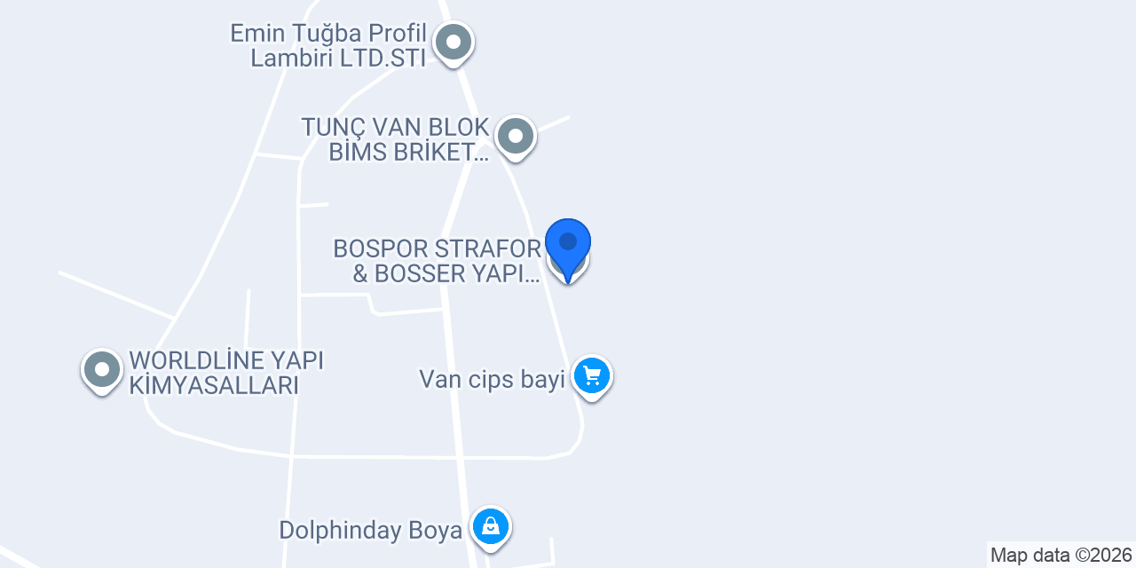 BOSPOR STRAFOR & BOSSER YAPI KİMYASALLARI konumu