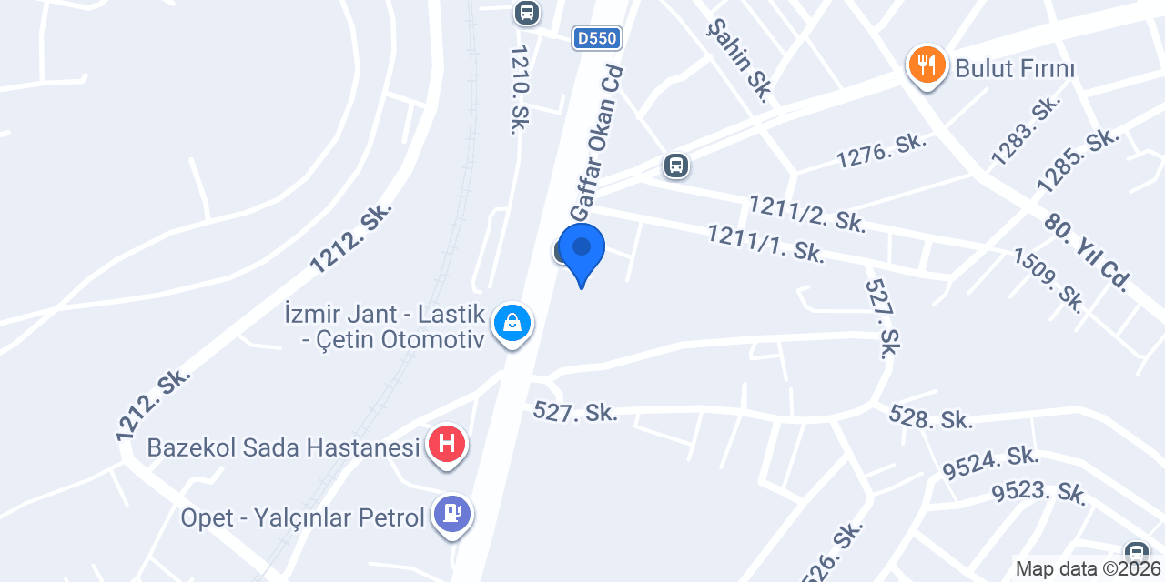 Şen Mobilya Dekorasyon konumu