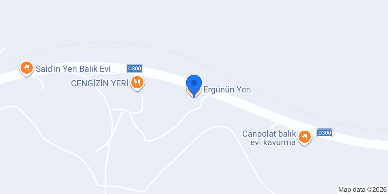 Ergünün Yeri konumu