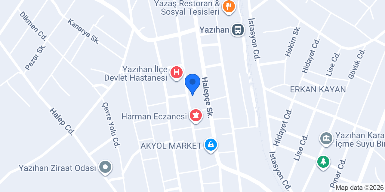 Karakaya Eczanesi konumu