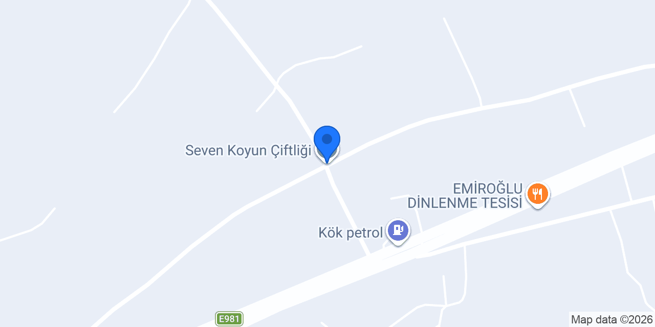 Seven Koyun Çiftliği konumu